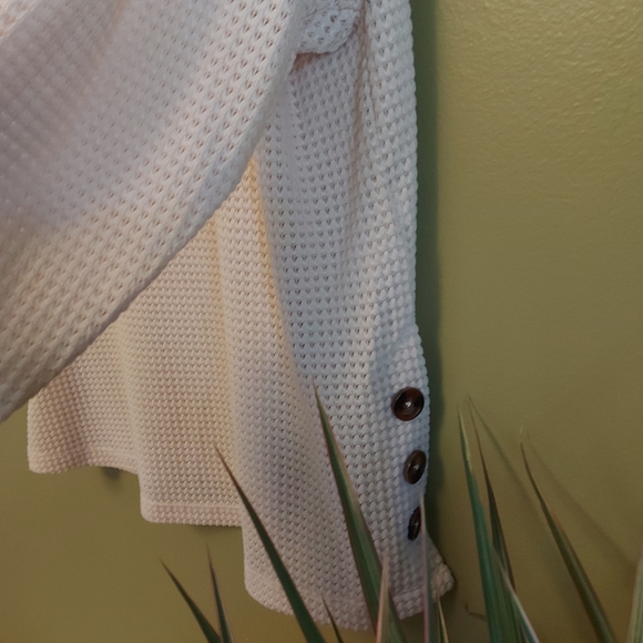 Dex Knitted Cream Sweater - Picture 3 of 3